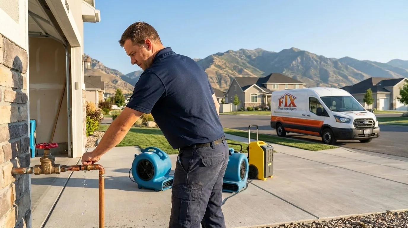 Emergency Burst Pipe Cleanup and Repair in American Fork