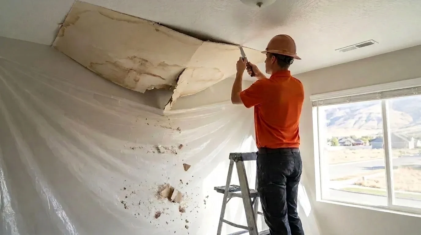 Emergency Ceiling Water Damage Repair in American Fork